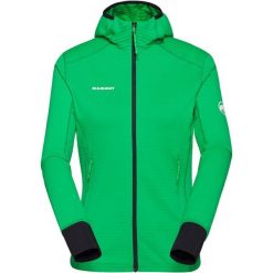 Bluza trekkingowa damska Mammut Taiss Light ML Hooded Jacket. Czarne bluzy Mammut, bez wzorów, z kapturem. Za 590.38 zł.