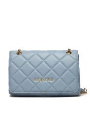 Valentino Torebka Ocarina VBS3KK02R Granatowy. Niebieskie torebki klasyczne Valentino, bez wzorów, ze skóry, bez dodatków. Za 339.99 zł.