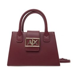 Torebka Armani Exchange. Czerwone torebki klasyczne Armani Exchange, bez wzorów, bez dodatków. Za 659.99 zł.