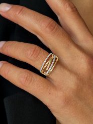 OR Carats Złoty pierścionek z diamentem rozmiar: 60. Żółte pierścionki OR Carats, z diamentem, złote. Za 1,937.36 zł.