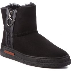 Buty GANT - Maria 17543824 Black G00. Czarne botki GANT, ze skóry, bez obcasa, bez zapięcia. W wyprzedaży za 399.00 zł.