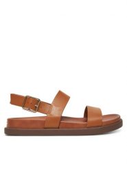 Aldo Sandały Laroisean 13966677 Brązowy. Brązowe sandały Aldo, bez wzorów, ze skóry, bez obcasa, na płaskiej podeszwie, bez zapięcia. Za 259.99 zł.
