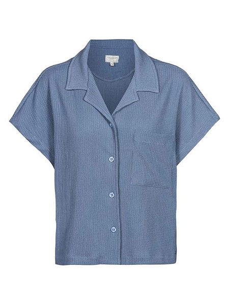 Herrlicher Bluzka "Elison" w kolorze niebieskim rozmiar: S. Niebieskie bluzki Herrlicher, s, bez wzorów, z bawełny, bez kołnierzyka, bez ramiączek. Za 126.99 zł.