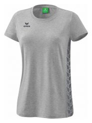 Erima Koszulka "Essential" w kolorze szarym rozmiar: 38. Szare bluzki Erima, bez wzorów, z bawełny, bez kołnierzyka, bez ramiączek. Za 100.52 zł.