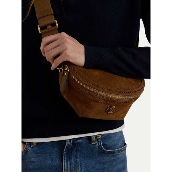 Torebka LAUREN RALPH LAUREN. Brązowe listonoszki Lauren Ralph Lauren, bez wzorów, bez dodatków. Za 1,168.99 zł.