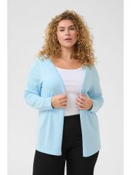 KAFFE curve Kardigan w kolorze błękitnym rozmiar: L. Niebieskie kardigany KAFFE curve, l, bez wzorów. Za 69.99 zł.