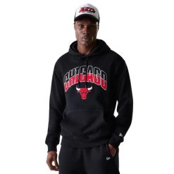 Bluza z kapturem Chicago Bulls. Bluzy New Era, l, bez wzorów, z materiału, z kapturem. Za 328.50 zł.