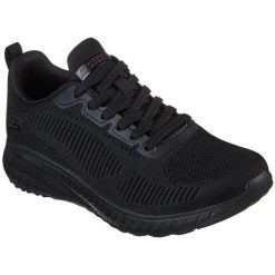 Buty Skechers Bobs Squad Chaos-Face Off, Kobiety. Czarne obuwie sportowe Skechers, z gumy, bez zapięcia. Za 329.00 zł.