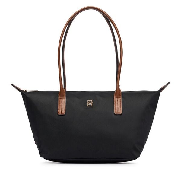 Torebka Tommy Hilfiger. Czarne shopper TOMMY HILFIGER, bez wzorów, bez dodatków. Za 409.99 zł.