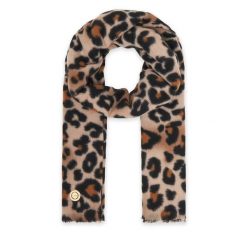 Szalik Guess. Brązowe szaliki Guess, z aplikacjami. Za 199.99 zł.
