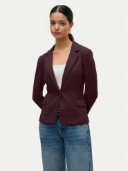 Vero Moda Marynarka Julia 10154123 Fioletowy Regular Fit. Fioletowe marynarki i żakiety Vero Moda, bez wzorów, z bawełny. Za 199.99 zł.