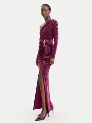 Fracomina Sukienka wieczorowa FQ26WD3003W59601 Bordowy Slim Fit. Czerwone sukienki Fracomina, m, bez wzorów, z syntetyku, wizytowe, bez kołnierzyka, bez ramiączek. Za 884.99 zł.