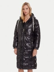 Morgan Płaszcz zimowy 252-GMODE Czarny Regular Fit. Czarne płaszcze Morgan, na zimę, bez wzorów, z syntetyku, bez kaptura. Za 769.99 zł.