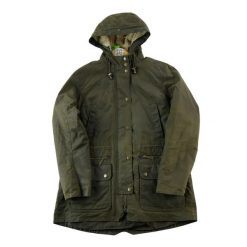 Second life - Parka damska Barbour Kelsall Wax - Stan bardzo dobry. Zielone parki Barbour, m, z materiału, casualowe, bez kaptura. Za 425.96 zł.