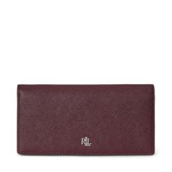 Portfel LAUREN RALPH LAUREN. Czerwone portfele Lauren Ralph Lauren, bez wzorów. Za 579.99 zł.