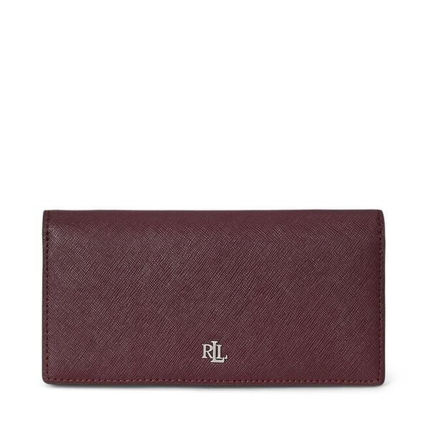 Portfel LAUREN RALPH LAUREN. Czerwone portfele Lauren Ralph Lauren, bez wzorów. Za 579.99 zł.
