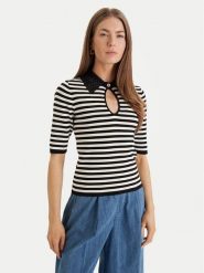 LOLA CASADEMUNT Bluzka LS2615114 Czarny Regular Fit. Czarne bluzki LOLA CASADEMUNT, l, bez wzorów, z wiskozy, bez kołnierzyka, bez ramiączek. Za 459.99 zł.