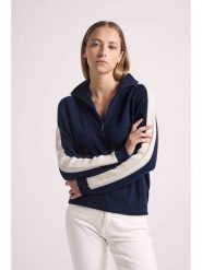 Maison Héritage Cashmere Kaszmirowy sweter w kolorze granatowym rozmiar: L. Niebieskie swetry Maison Héritage Cashmere, l, bez wzorów, z kaszmiru, bez ramiączek. Za 310.38 zł.