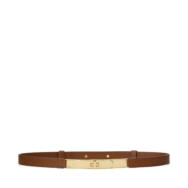 Pasek Damski LAUREN RALPH LAUREN. Brązowe paski Lauren Ralph Lauren, bez wzorów. Za 335.99 zł.