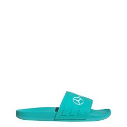 Klapki Mercedes - AMG Petronas Formula One Team adilette Comfort. Białe klapki Adidas, bez wzorów, bez obcasa. Za 239.00 zł.
