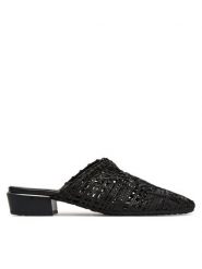 Hispanitas Klapki HV264790 C003 Czarny. Czarne klapki Hispanitas, bez wzorów, z materiału, bez obcasa. Za 549.99 zł.