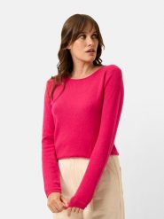 Just Cashmere Kaszmirowy sweter "Vivian" w kolorze różowym rozmiar: S. Różowe swetry Just Cashmere, s, bez wzorów, z kaszmiru, bez ramiączek. Za 286.16 zł.