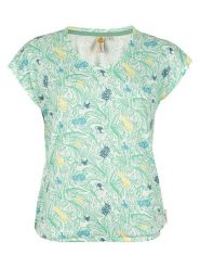 Roadsign Koszulka w kolorze turkusowo-niebiesko-żółtym rozmiar: XXL. Niebieskie bluzki Roadsign, xxl, bez wzorów, z wiskozy, bez kołnierzyka, bez ramiączek. Za 39.99 zł.