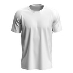 Koszulka Unisex Dla Dorosłych Lux. Białe bluzki STEDMAN, xl, bez wzorów, sportowe, bez kołnierzyka, bez ramiączek. Za 51.99 zł.