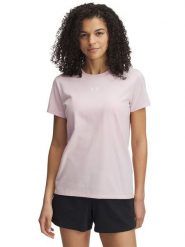 Under Armour Koszulka w kolorze jasnoróżowym rozmiar: XS. Różowe bluzki Under Armour, xs, bez wzorów, bez kołnierzyka, bez ramiączek. Za 52.79 zł.