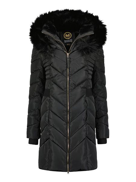 Maison Montaigne Parka "Dolmai" w kolorze czarnym rozmiar: XL. Czarne parki Maison Montaigne, xl, bez kaptura. Za 324.95 zł.