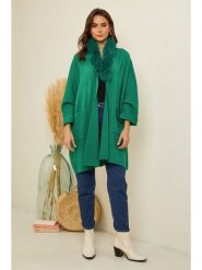 Soft Cashmere Kardigan w kolorze zielonym rozmiar: 38/40. Zielone kardigany Soft Cashmere, bez wzorów. Za 114.44 zł.