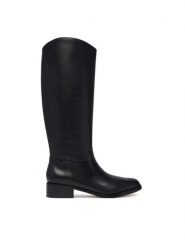 LAUREN RALPH LAUREN Kozaki 802P12995001 Czarny. Czarne kozaki Lauren Ralph Lauren, bez obcasa, na płaskiej podeszwie, bez zapięcia. Za 1,599.00 zł.