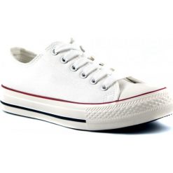 BUTY MORISON. Białe trampki TESTUDO, bez wzorów, z gumy, bez zapięcia. W wyprzedaży za 59.99 zł.