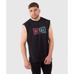 Tank top Metal Boxe Polyester Miami Vice. Topy METAL BOXE, bez wzorów, bez kołnierzyka, bez ramiączek. Za 143.00 zł.