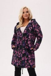 Bluza z kapturem Jeżynowy ogród - kobiecość, która kwitnie wieczorem PLUS SIZE XXL OVERSIZE JESIEŃ. Czerwone bluzy Moda Size Plus Iwanek, na jesień, plus size, z aplikacjami, z bawełny, z kapturem. Za 329.90 zł.