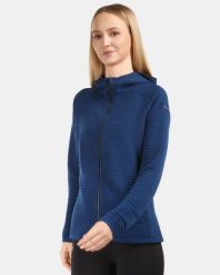 Damska bluza techniczna Kilpi TANALI-W. Niebieskie bluzy Kilpi, s, bez wzorów, z materiału, z kapturem. Za 422.05 zł.