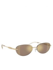 Michael Kors Okulary przeciwsłoneczne Manchester 0MK1151 10145A Złoty. Żółte okulary przeciwsłoneczne Michael Kors, bez wzorów, z tworzywa sztucznego. Za 649.99 zł.