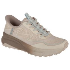 Buty sportowe Sneakersy damskie, Slip-Ins: Switch Back - Mist. Brązowe obuwie sportowe Skechers, bez zapięcia, trekkingowe, Skechers Sport. Za 399.99 zł.