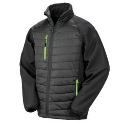 Bezrękawnik Unisex Dla Dorosłych Softshell Compass. Czarne kurtki sportowe RESULT, m, bez wzorów, z softshellu, bez kaptura, trekkingowe. Za 186.99 zł.