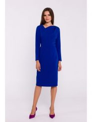 Stylove Sukienka w kolorze granatowym rozmiar: XL. Niebieskie sukienki Stylove, na co dzień, xl, bez wzorów, bez kołnierzyka, bez ramiączek, maxi, proste. Za 184.89 zł.