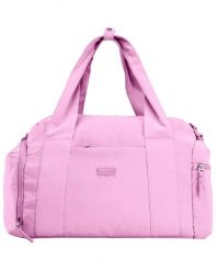 Torba sportowa WINGS SOLENNE z kieszenią na buty i pasem na walizkę PINK. Czerwone torby na ramię Wings, bez wzorów, z materiału, sportowe, na ramię, bez dodatków. Za 129.90 zł.