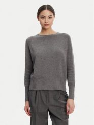Marella Sweter Spider 2523366354 Szary Oversize. Szare swetry Marella, xxl, bez wzorów, z syntetyku, bez ramiączek. Za 799.99 zł.
