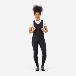 Spodnie rowerowe damskie Rogelli Deep Winter. Czarne spodnie sportowe Rogelli, m, bez wzorów, rowerowe. Za 599.99 zł.