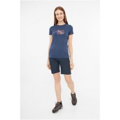 Koszulka turystyczna damska Viking Lenta Bamboo. Niebieskie koszulki sportowe Viking, bez wzorów, bez ramiączek. Za 129.90 zł.