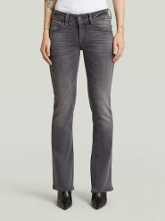 G-Star Dżinsy - Bootcut fit - w kolorze antracytowym rozmiar: W26/L30. Czarne jeansy G-Star, l, z aplikacjami. Za 266.01 zł.