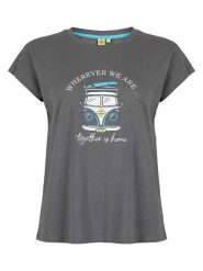 Roadsign Koszulka w kolorze antracytowym rozmiar: XL. Czarne bluzki Roadsign, xl, bez wzorów, z bawełny, bez kołnierzyka, bez ramiączek. Za 30.99 zł.