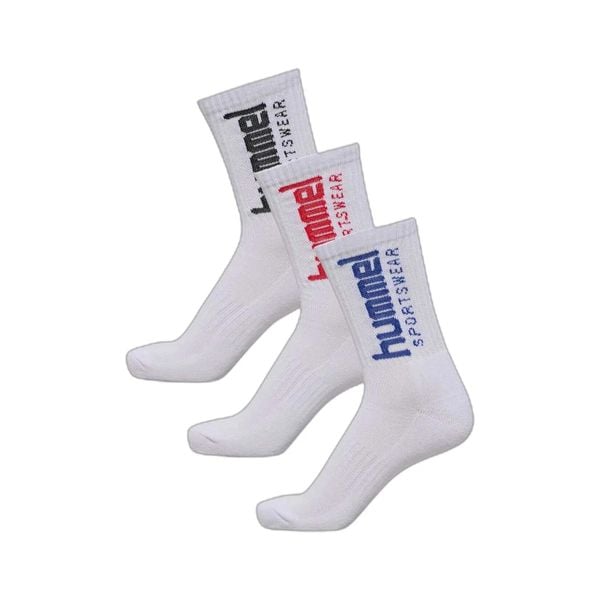 Skarpetki Hummel Chevron High Retro (x3). Białe skarpety Hummel, bez wzorów. Za 105.00 zł.
