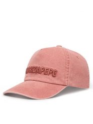 Patrizia Pepe Czapka z daszkiem 8F0108/A708-R884 Różowy. Czerwone czapki Patrizia Pepe, bez wzorów, z bawełny. Za 239.99 zł.