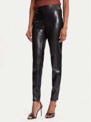 Guess Legginsy New Prescilla W4BB18 WGIK0 Czarny Slim Fit. Czarne legginsy Guess, s, z aplikacjami, z syntetyku. Za 429.99 zł.