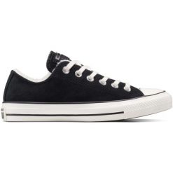 Buty sportowe Converse Chuck Taylor All Star Winter Luxe. Czarne obuwie sportowe Converse, z zamszu, bez zapięcia. Za 390.00 zł.